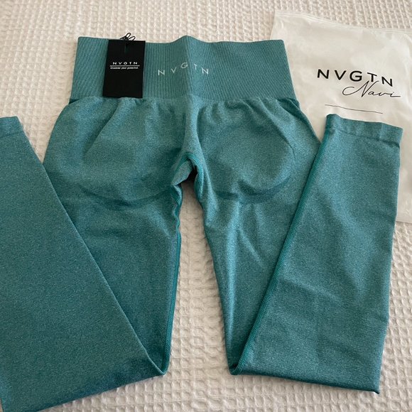 NVGTN Teal Contour Seamless Legging - Picture 2 of 5
